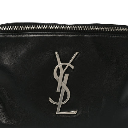 Saint Laurent Lambskin Monogram Belt Bag Black 7 of 9