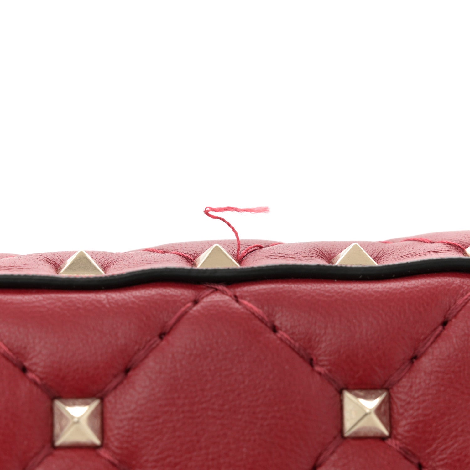 Valentino Garavani Nappa Medium Rockstud Spike Shoulder Bag Rosso Valentino 10 of 10
