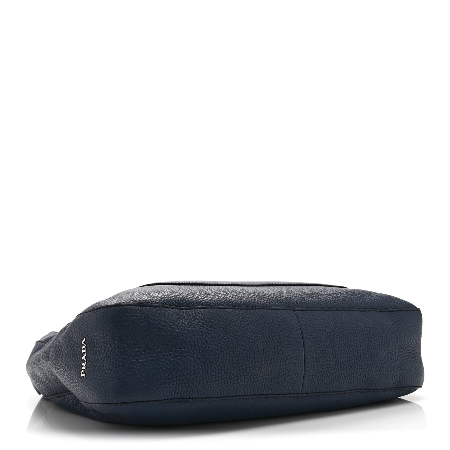 Vitello Daino Pocket Hobo Bag Blue
