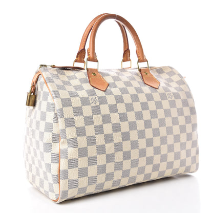 Louis Vuitton Damier Azur Speedy 30 3 of 12