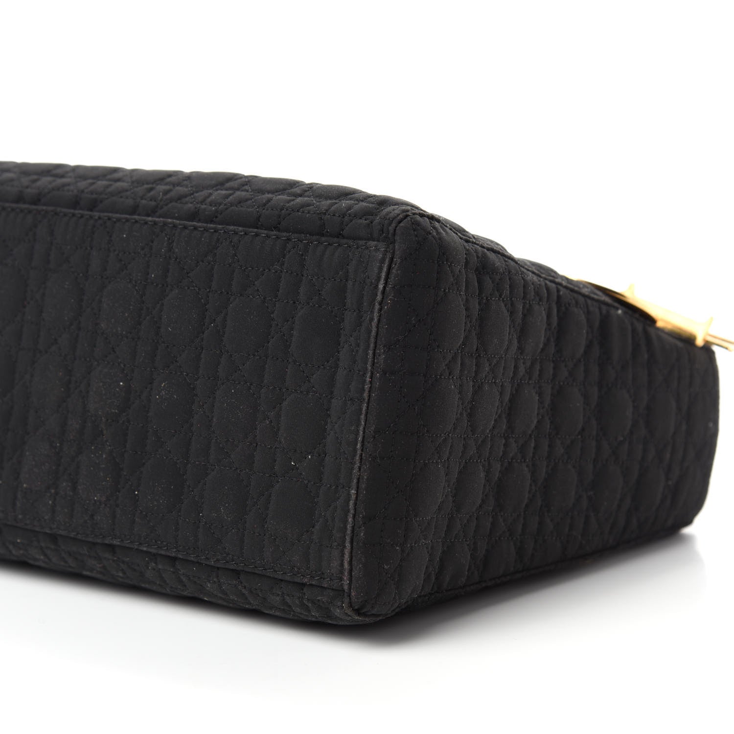 Christian Dior Nylon Cannage Medium Lady Dior Black 7 of 10