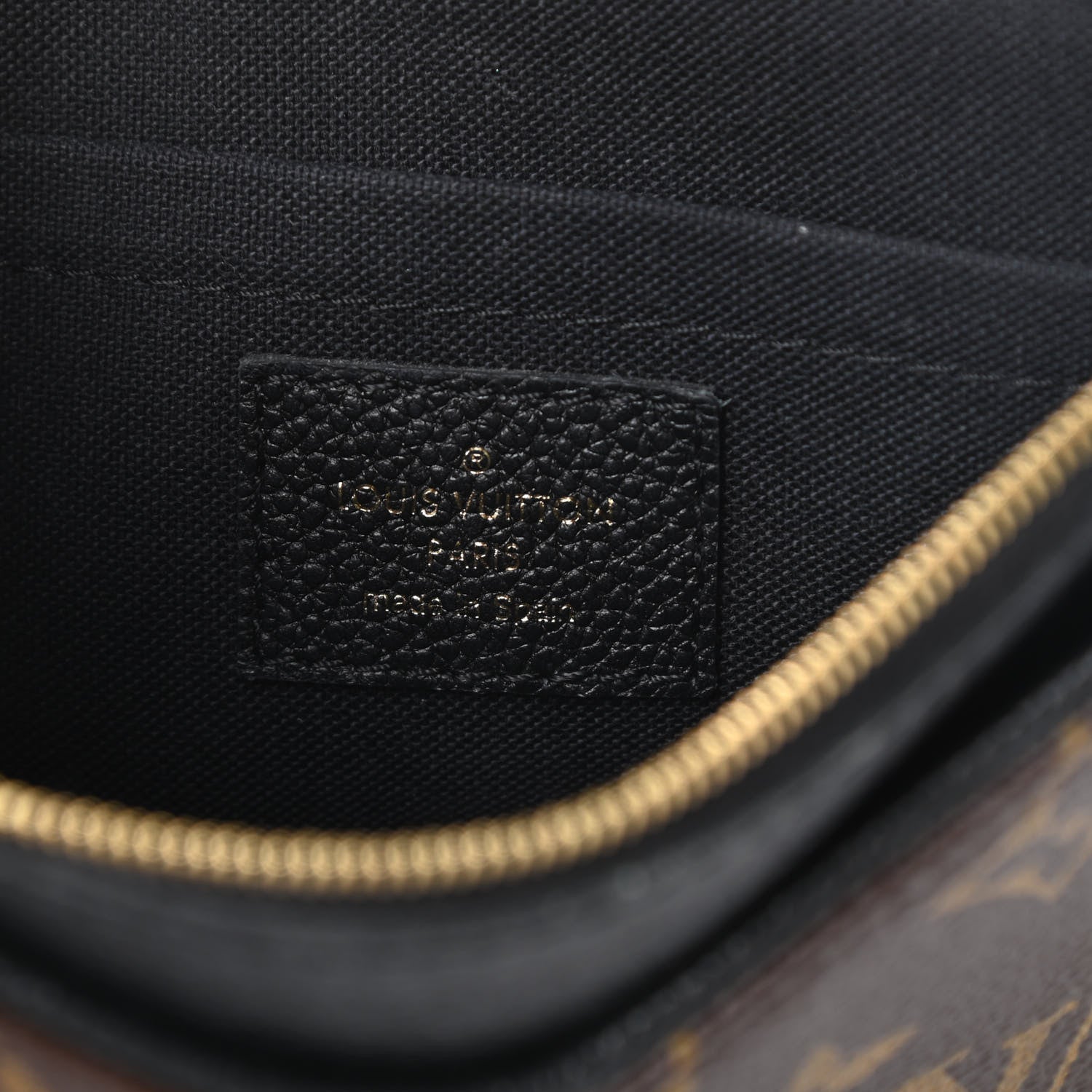 Louis Vuitton Monogram Pallas Clutch Black 6 of 11