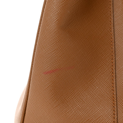 Prada Saffiano Large Galleria Double Zip Tote Cannella 21 of 21