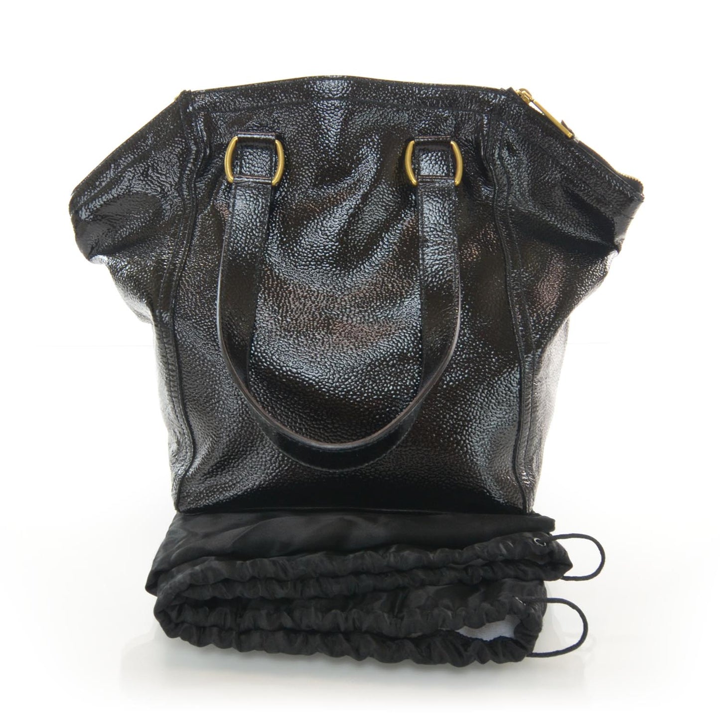 Patent Large Downtown Tote Black
