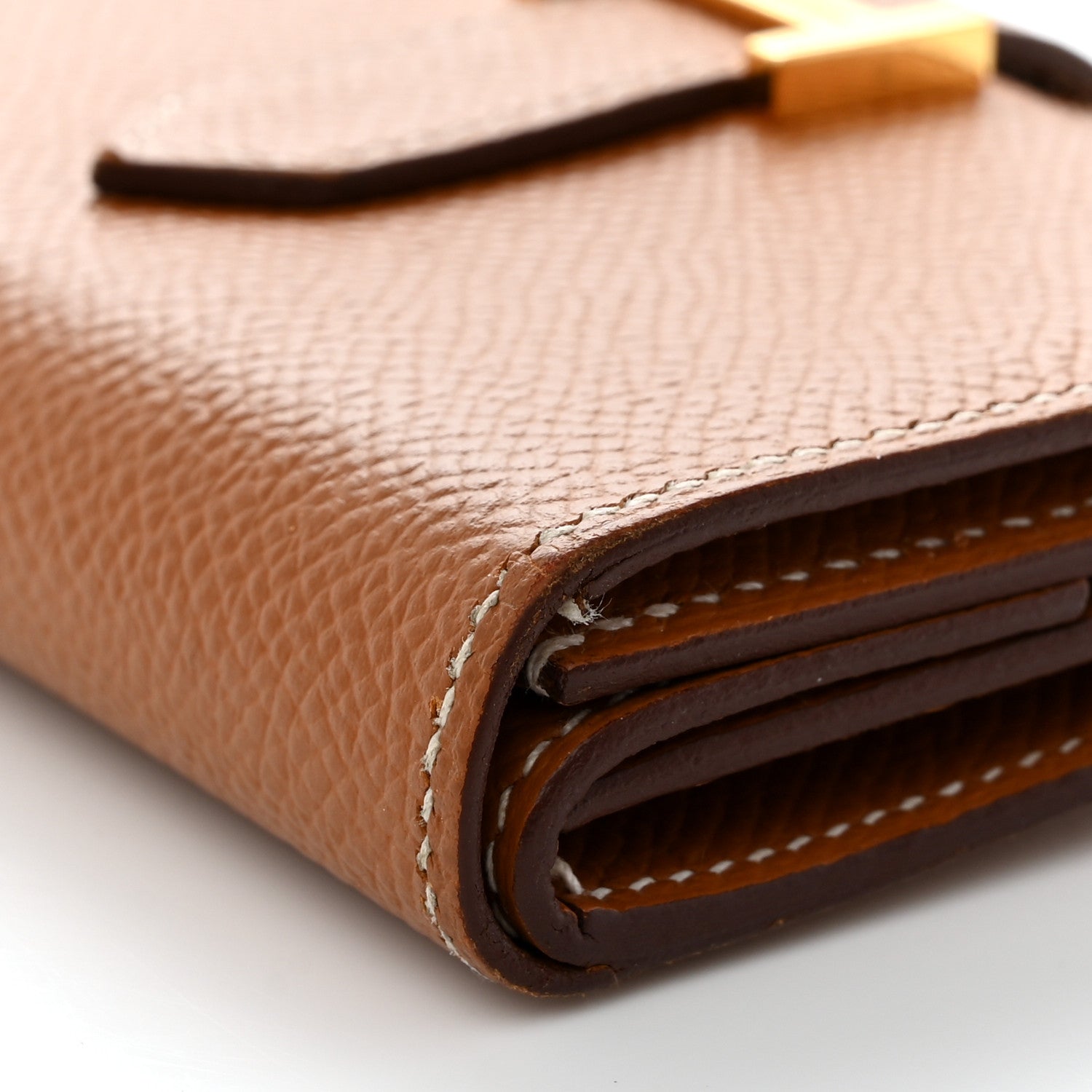 Hermes Epsom Mini Bearn Wallet Gold 8 of 14