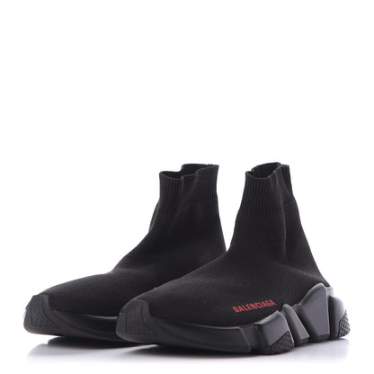 Balenciaga Neoprene Knit Womens Speed Sneakers 36 Black 3 of 10