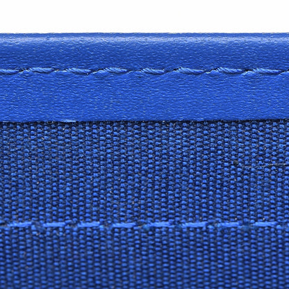 Chanel Patent Calfskin Quilted Boy Yen Wallet Dark Blue 18 of 20