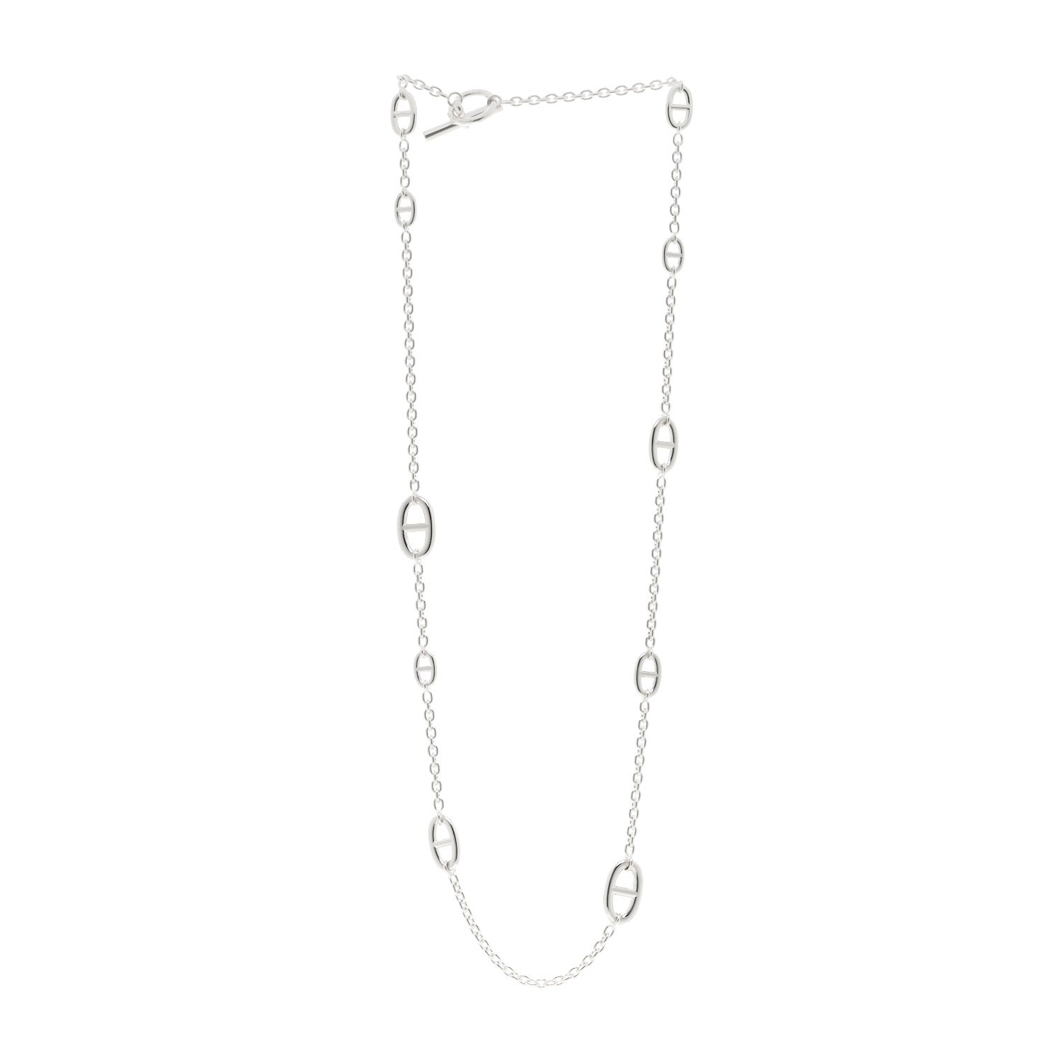 Hermes Sterling Silver Farandole Necklace 80 3 of 6