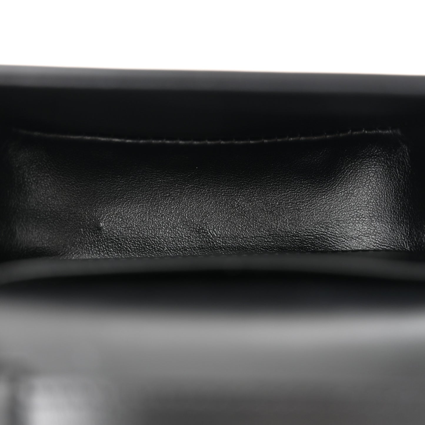 Shiny Calfskin Mini Triomphe Black