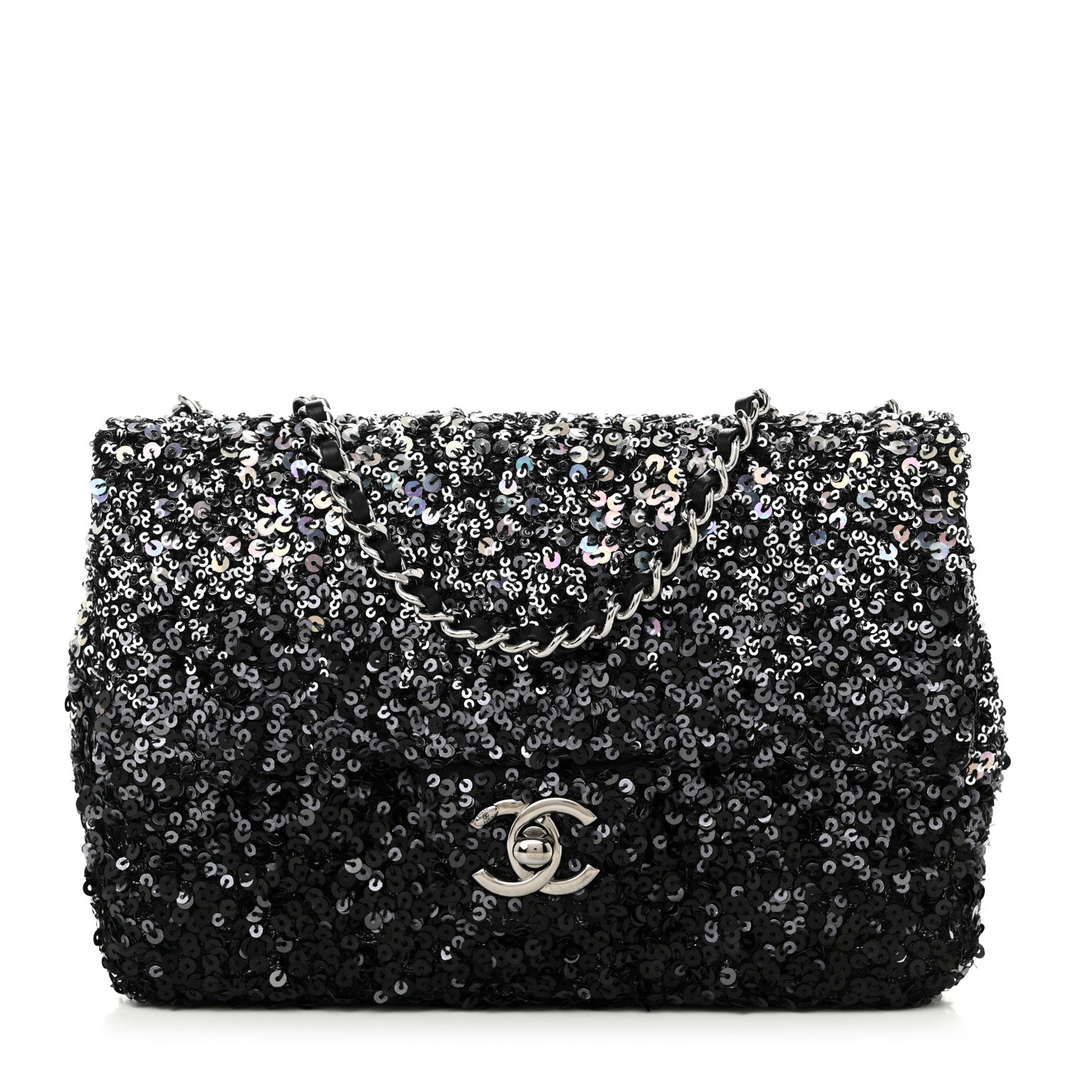 Chanel Shaded Sequins Mini Flap Black 1 of 11