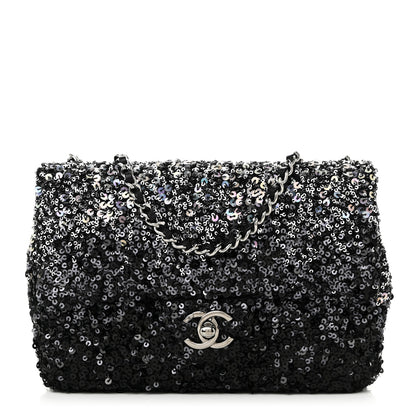 Chanel Shaded Sequins Mini Flap Black 1 of 11