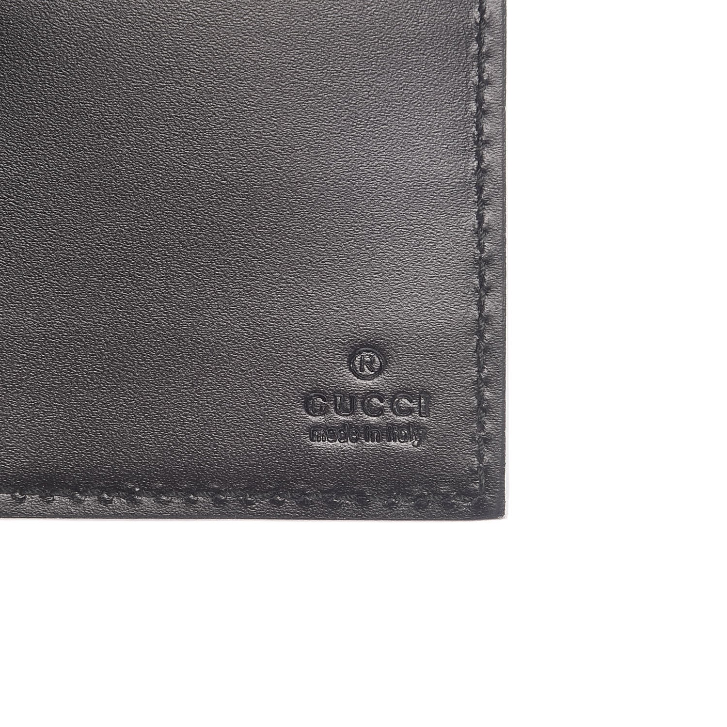 Gucci Guccissima Signature Web New Web Continental Wallet Black 6 of 7