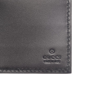 Gucci Guccissima Signature Web New Web Continental Wallet Black 6 of 7
