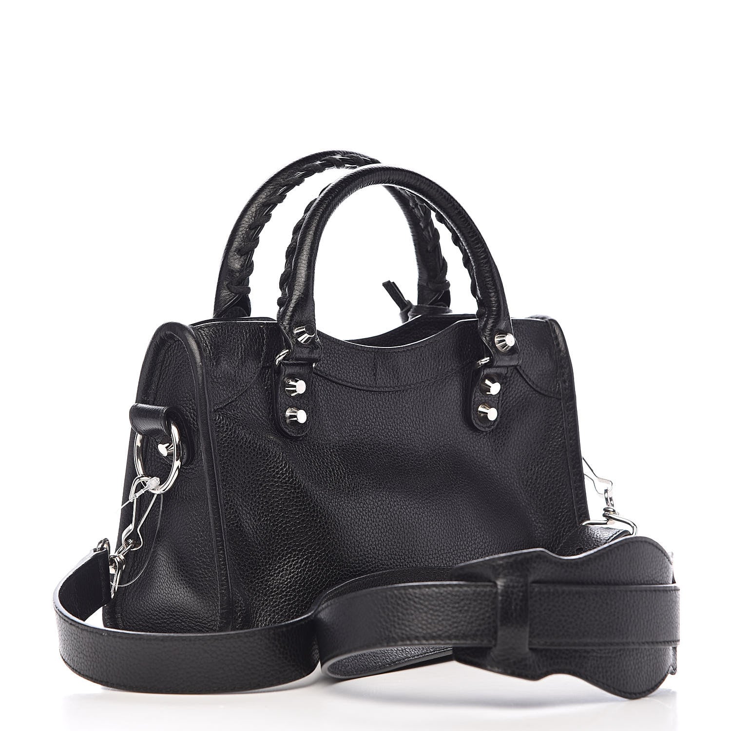 Balenciaga Grained Calfskin Classic Silver Hardware Mini City Black 3 of 10
