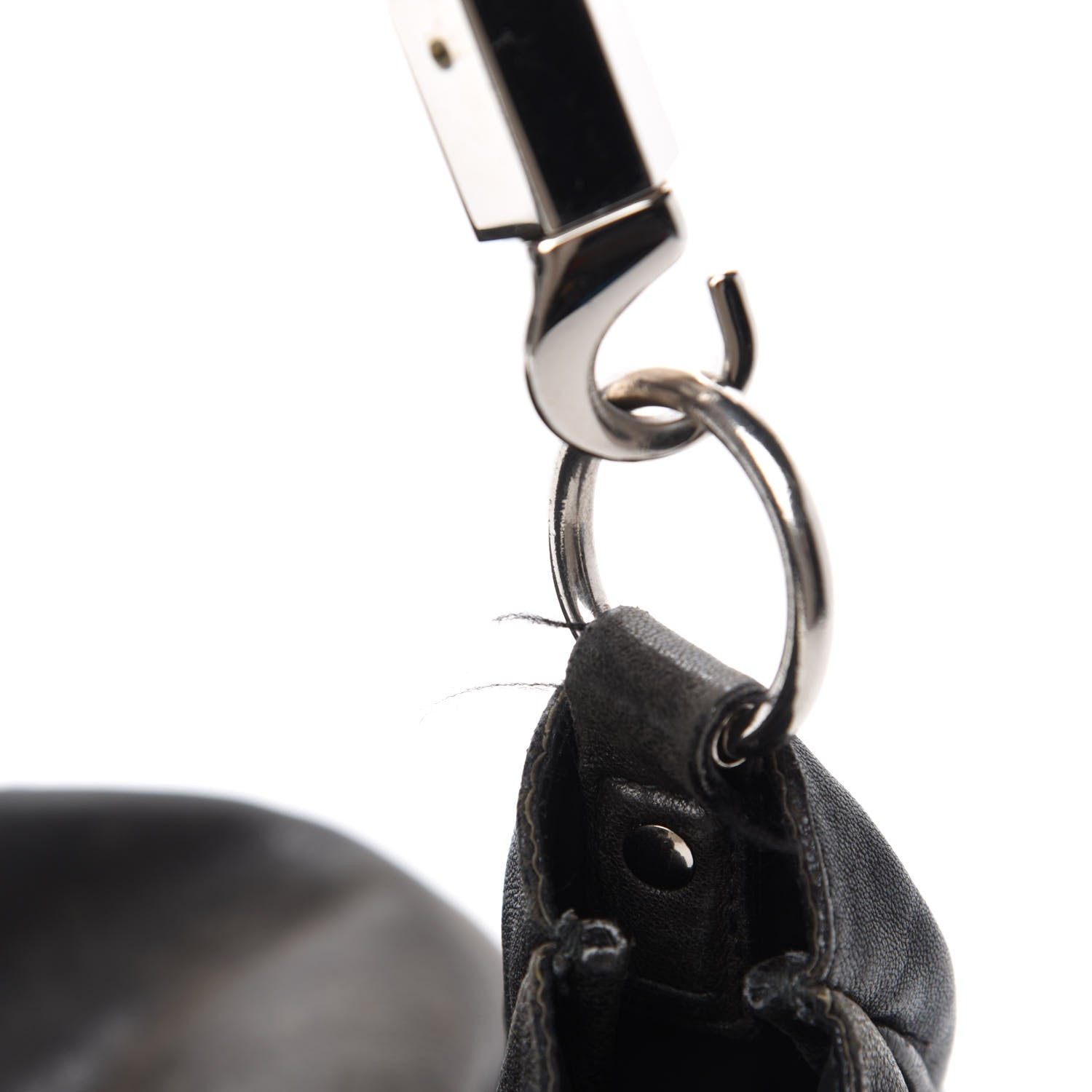 Saint Laurent Sheepskin Large Roady Hobo Black 8 of 11