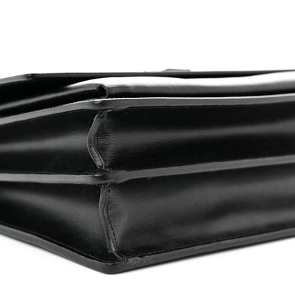 Saint Laurent Calfskin Medium Monogram Monochrome Sunset Black 8 of 9