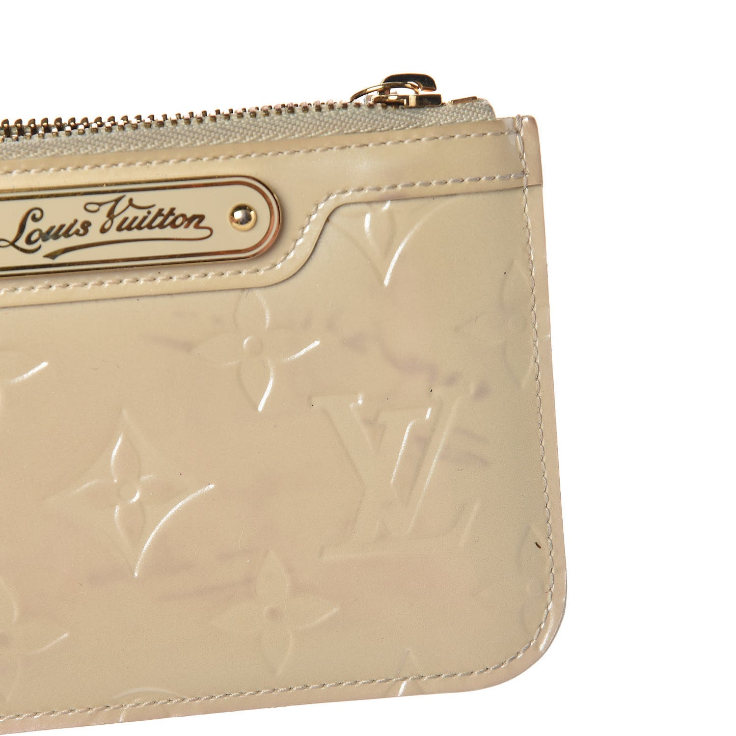 Vernis Key Pouch Blanc Corail