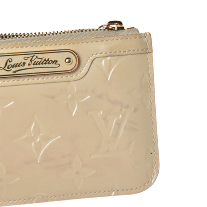 Louis Vuitton Vernis Key Pouch Blanc Corail 8 of 13
