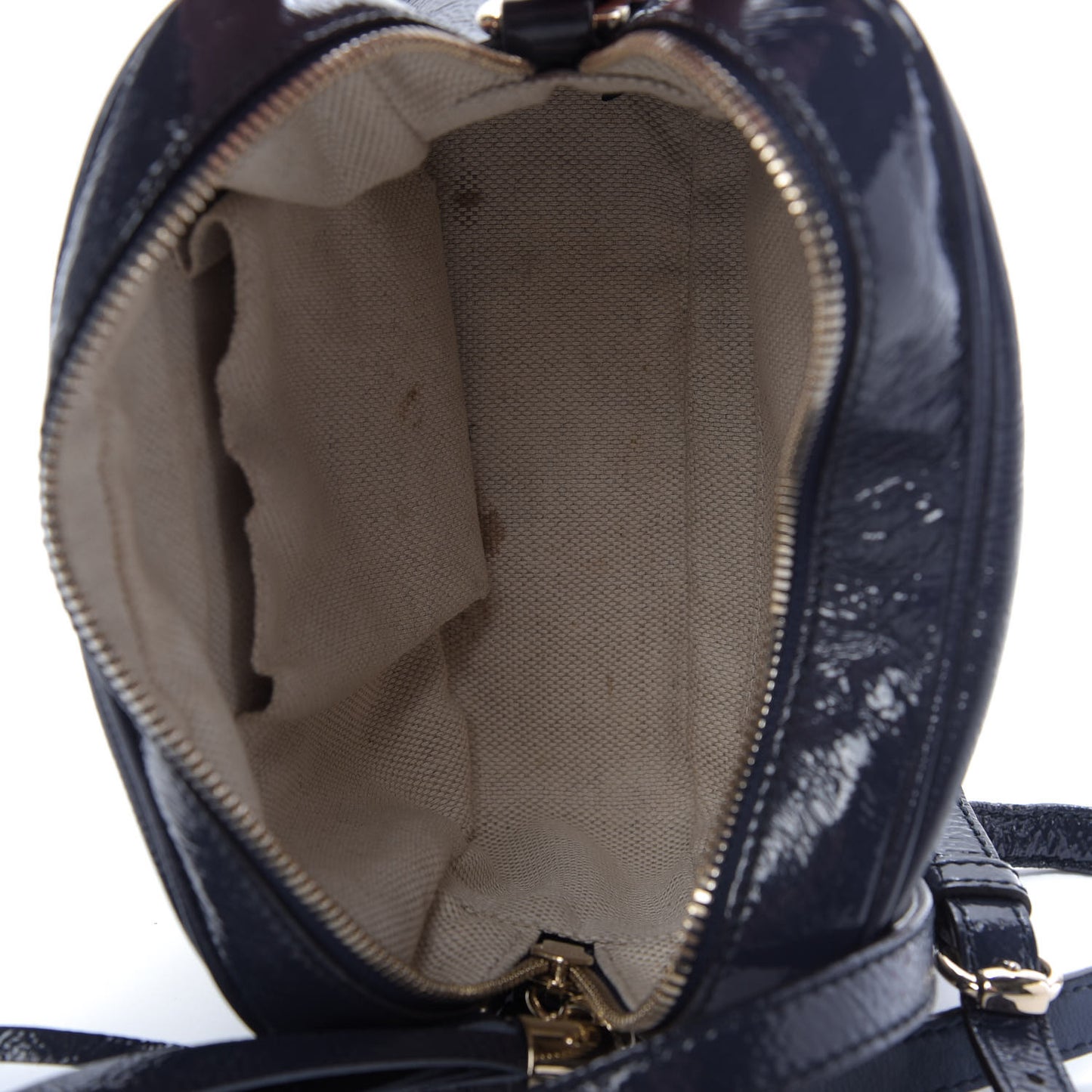 Vernice Naplack Small Soho Disco Bag Uniform Blue