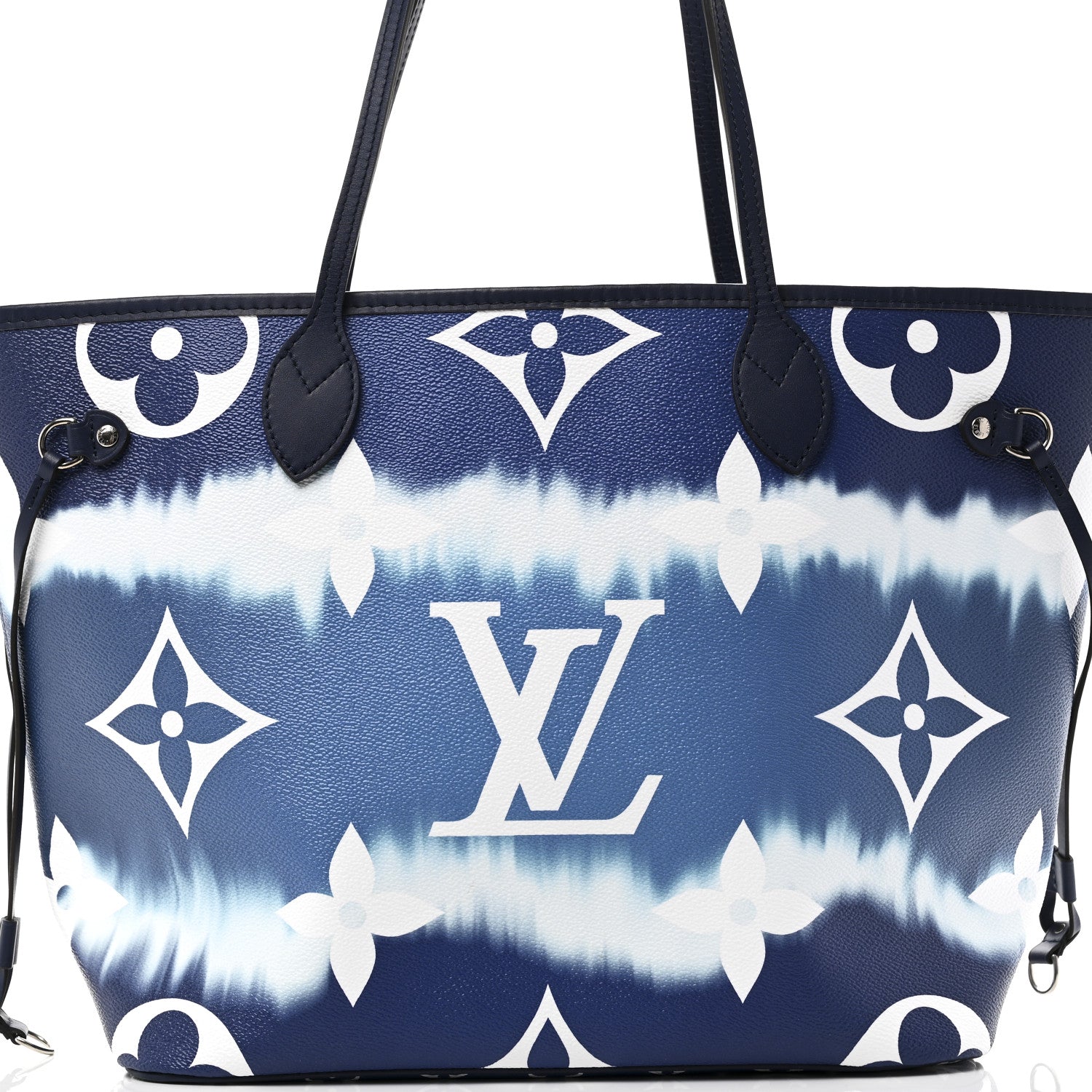 Louis Vuitton Monogram Escale Neverfull MM Blue 7 of 9