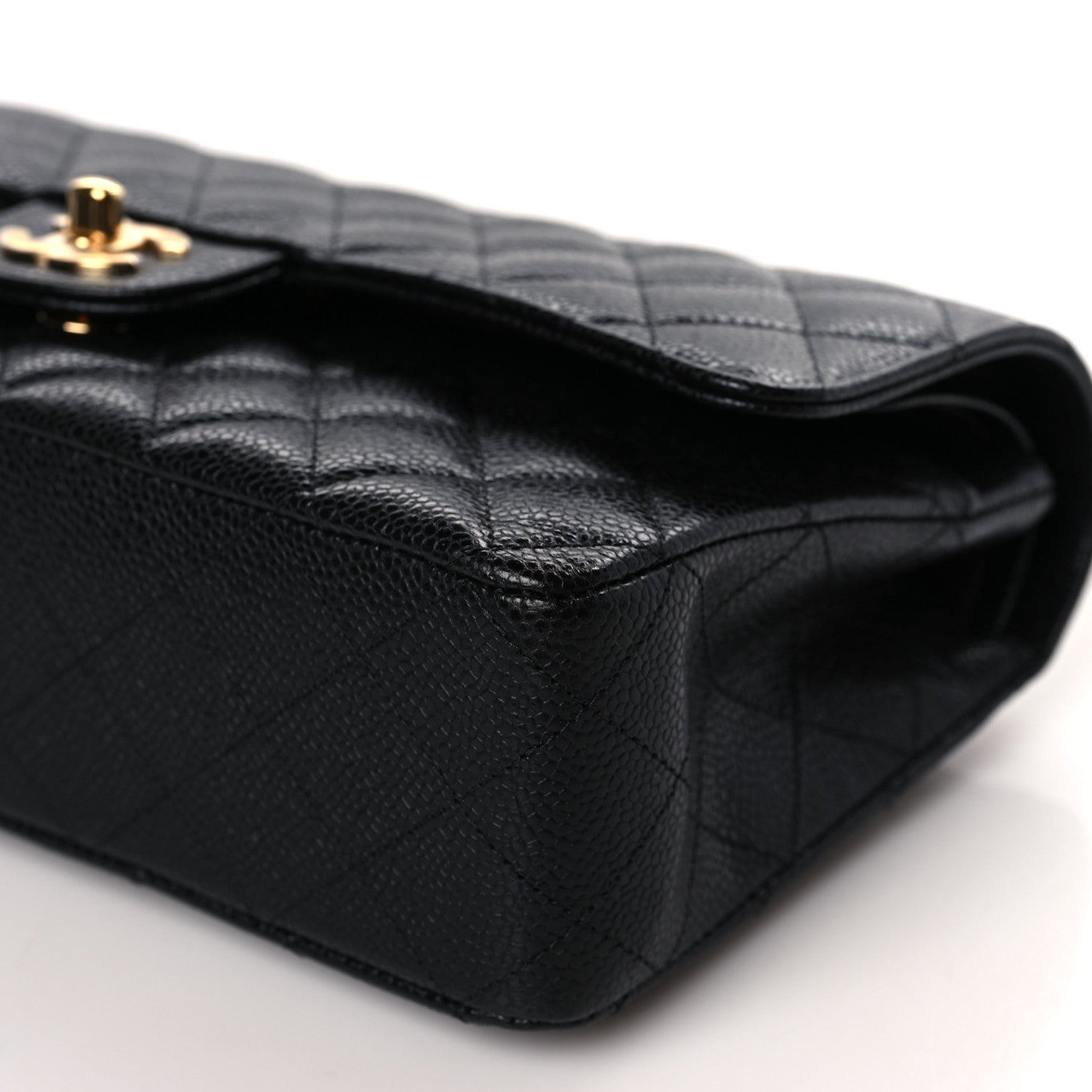 Chanel Caviar Quilted Medium Double Flap Black 9 of 9