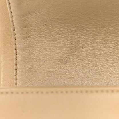 Chanel Lambskin Quilted Medium Double Flap Beige 23 of 30