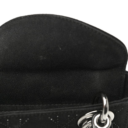 Christian Dior Canvas Studded Cannage Mini Lady Dior Black 6 of 18