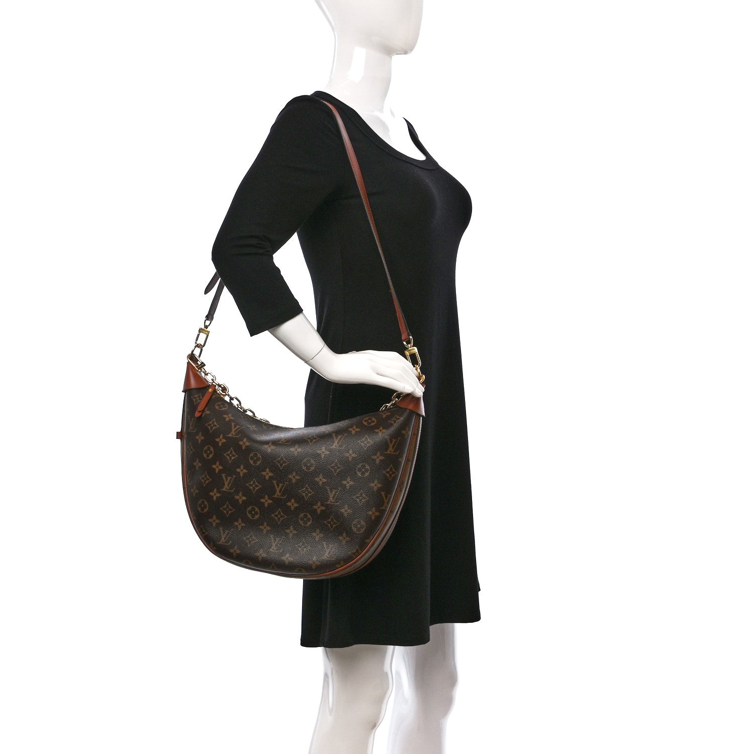 Louis Vuitton Reverse Monogram Loop Hobo 2 of 18
