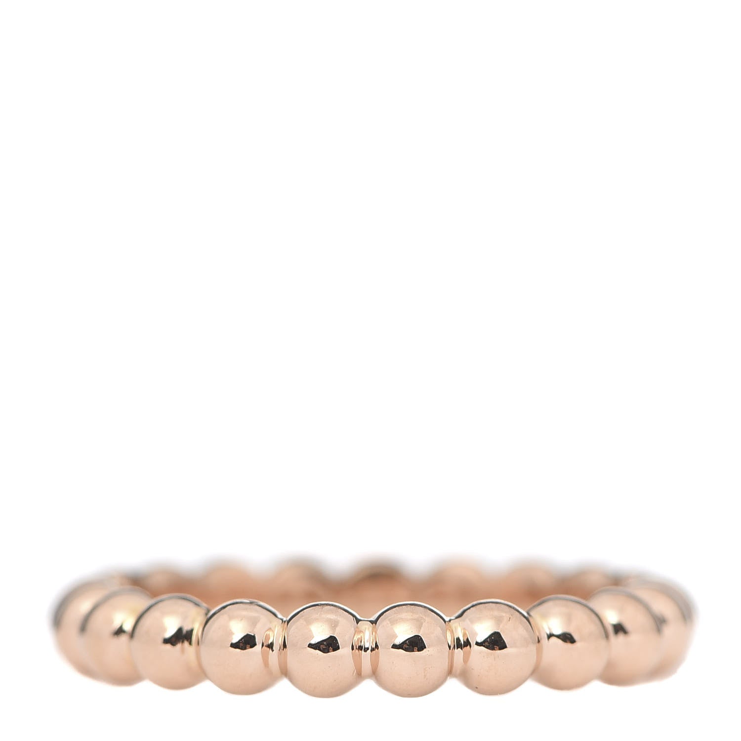Van Cleef & Arpels 18K Rose Gold Medium Perlee Ring 48 4.5 3 of 6