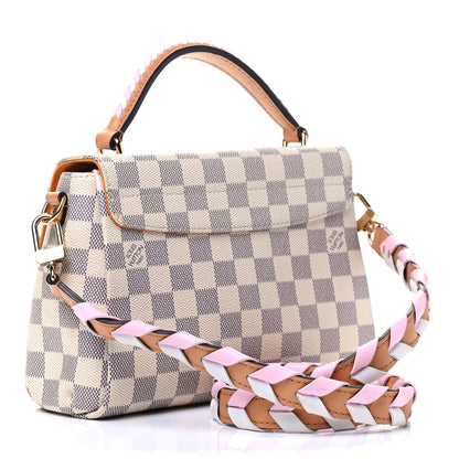Louis Vuitton Damier Azur Braided Croisette Rose 2 of 4