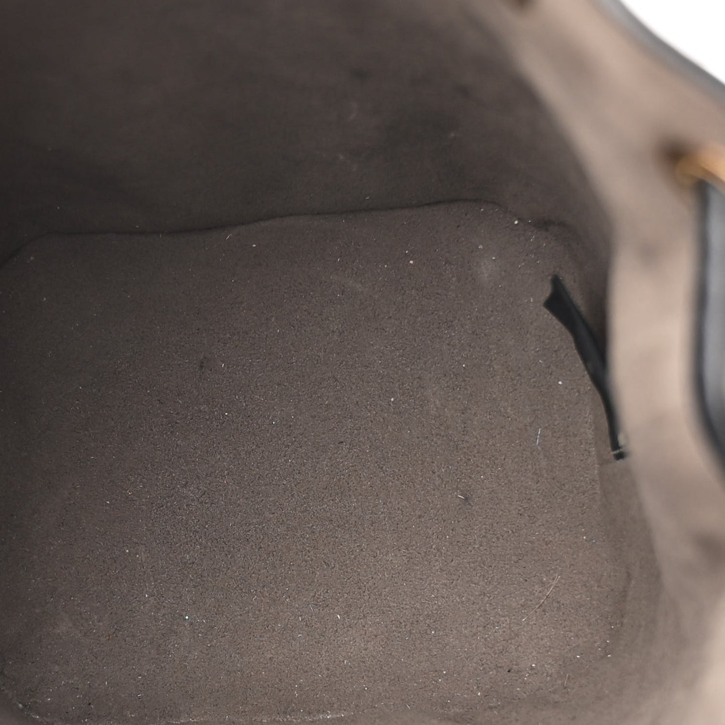 Vitello Liberty F is Fendi Bi-Color FF 1974 Embossed Mini Mon Tresor Bucket Bag Maya Black