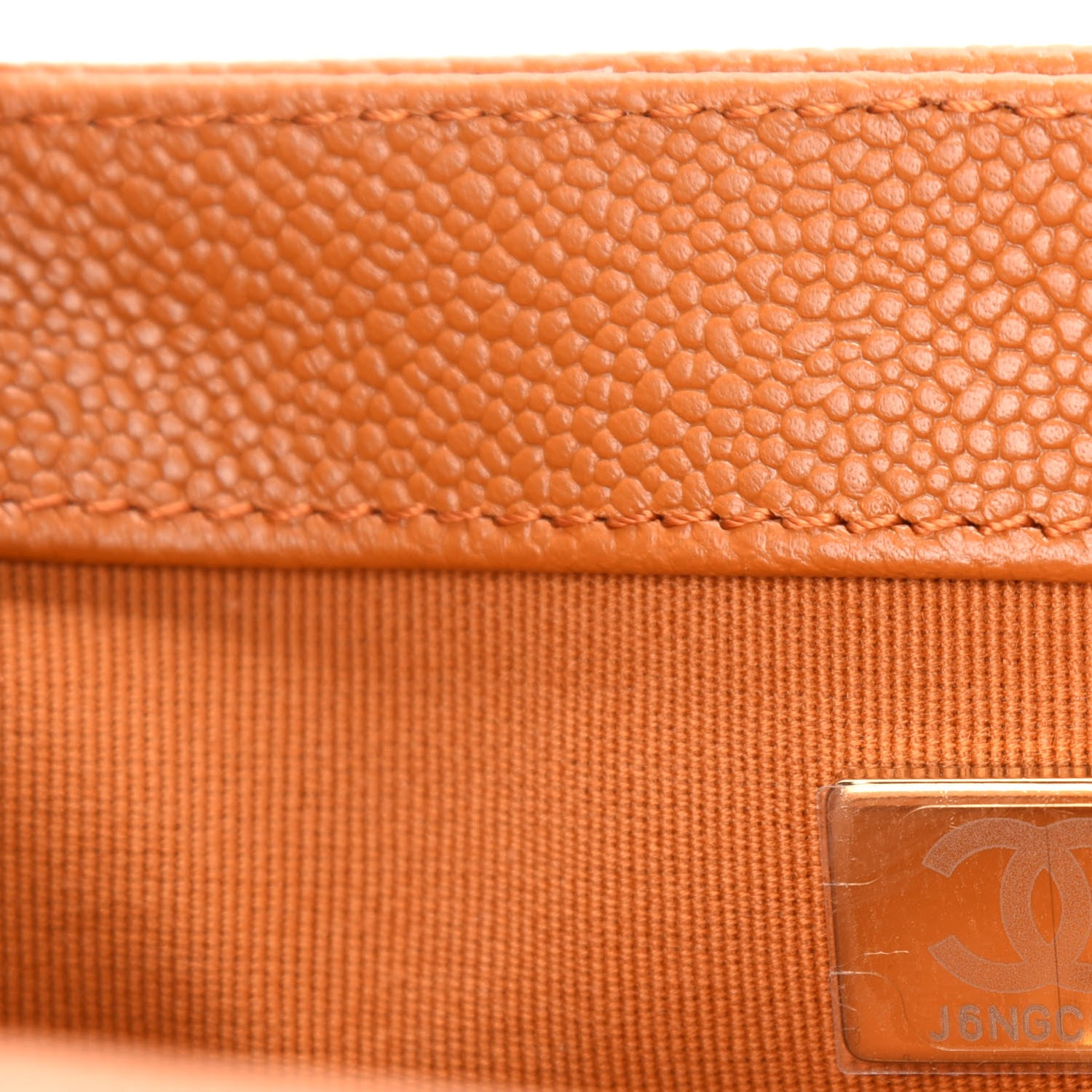 Chanel Caviar Quilted Small Boy Flap Light Brown 9 of 11