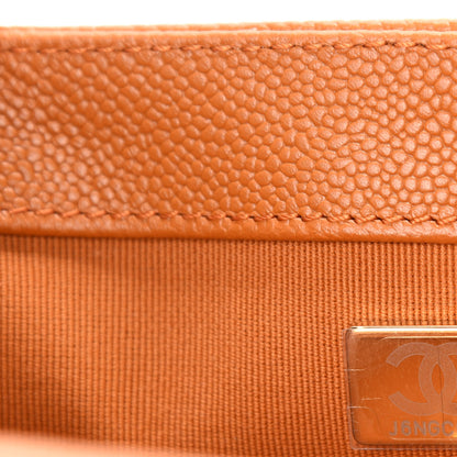 Chanel Caviar Quilted Small Boy Flap Light Brown 9 of 11