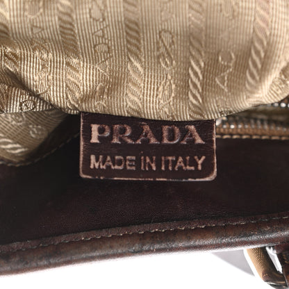 Prada Jacquard Logo Tote Corda Moro 7 of 20