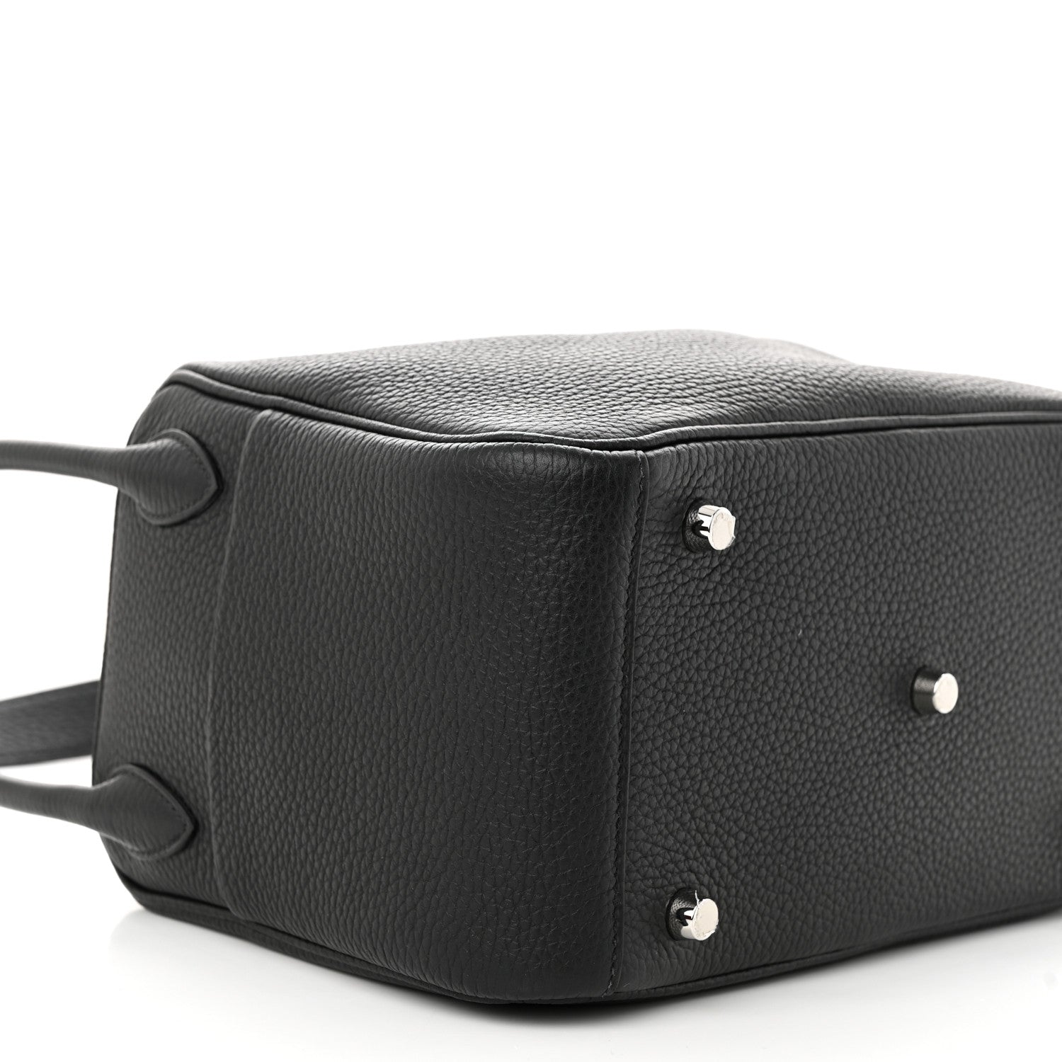 Hermes Taurillon Clemence Lindy 26 Black 9 of 11