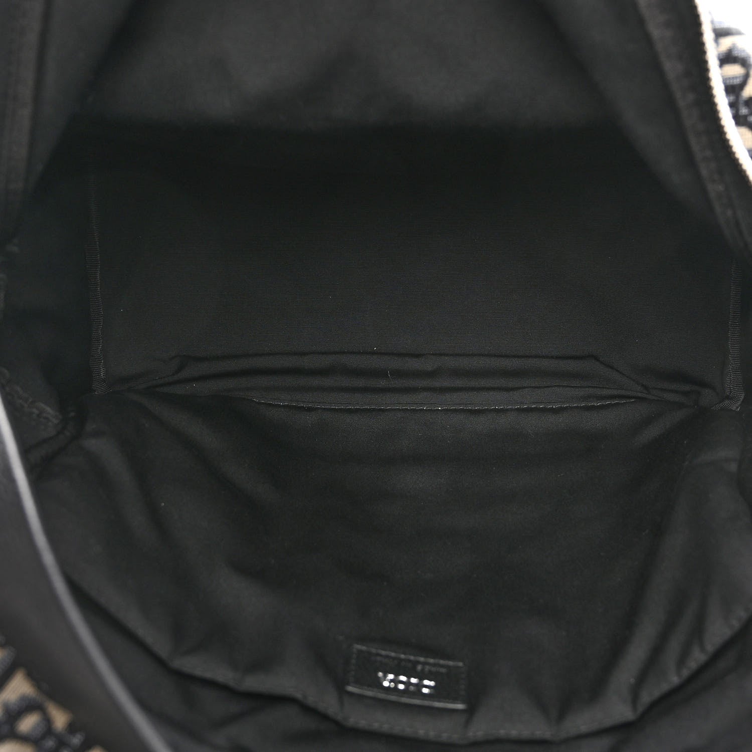 Christian Dior Oblique Calfskin Rider Backpack Beige Black 5 of 9