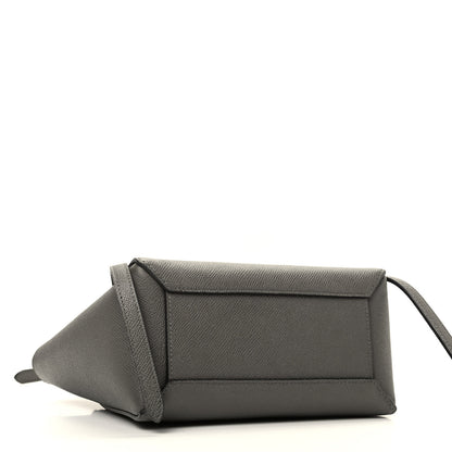 Celine Grained Calfskin Nano Belt Bag Grey 4 of 9