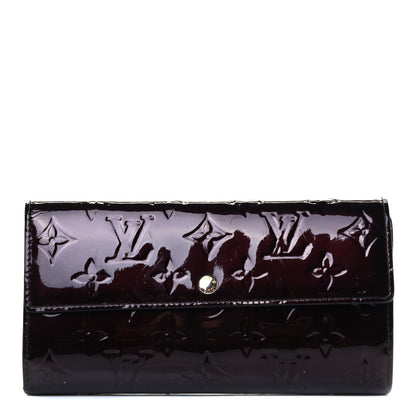 Louis Vuitton Vernis Sarah Wallet Amarante 1 of 7