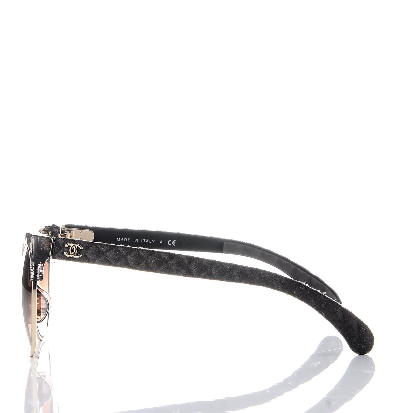 Denim Quilted Pantos Spring Sunglasses 5342 Brown