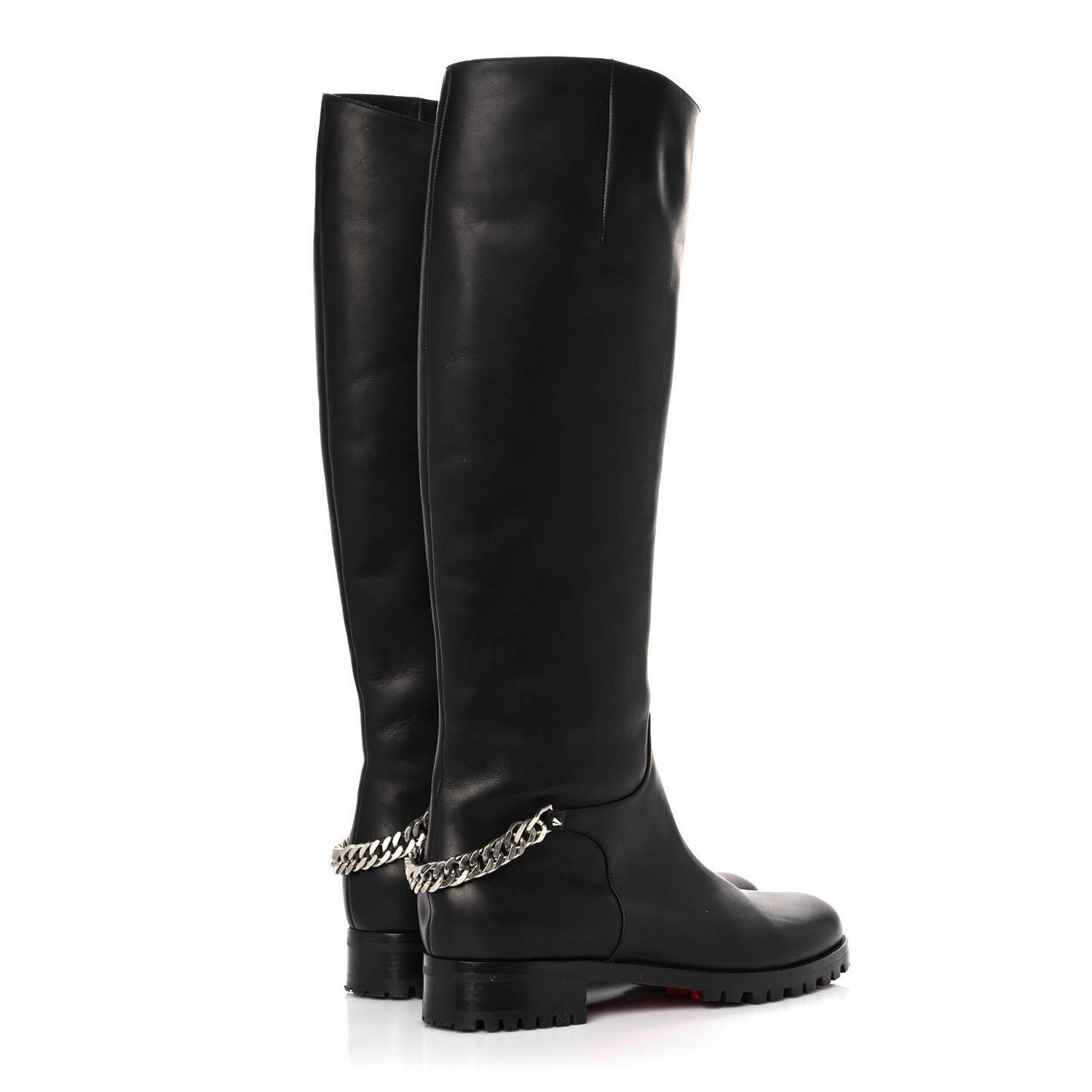 Calfskin Ingrassato Croche Cate 20 Boots 41 Black