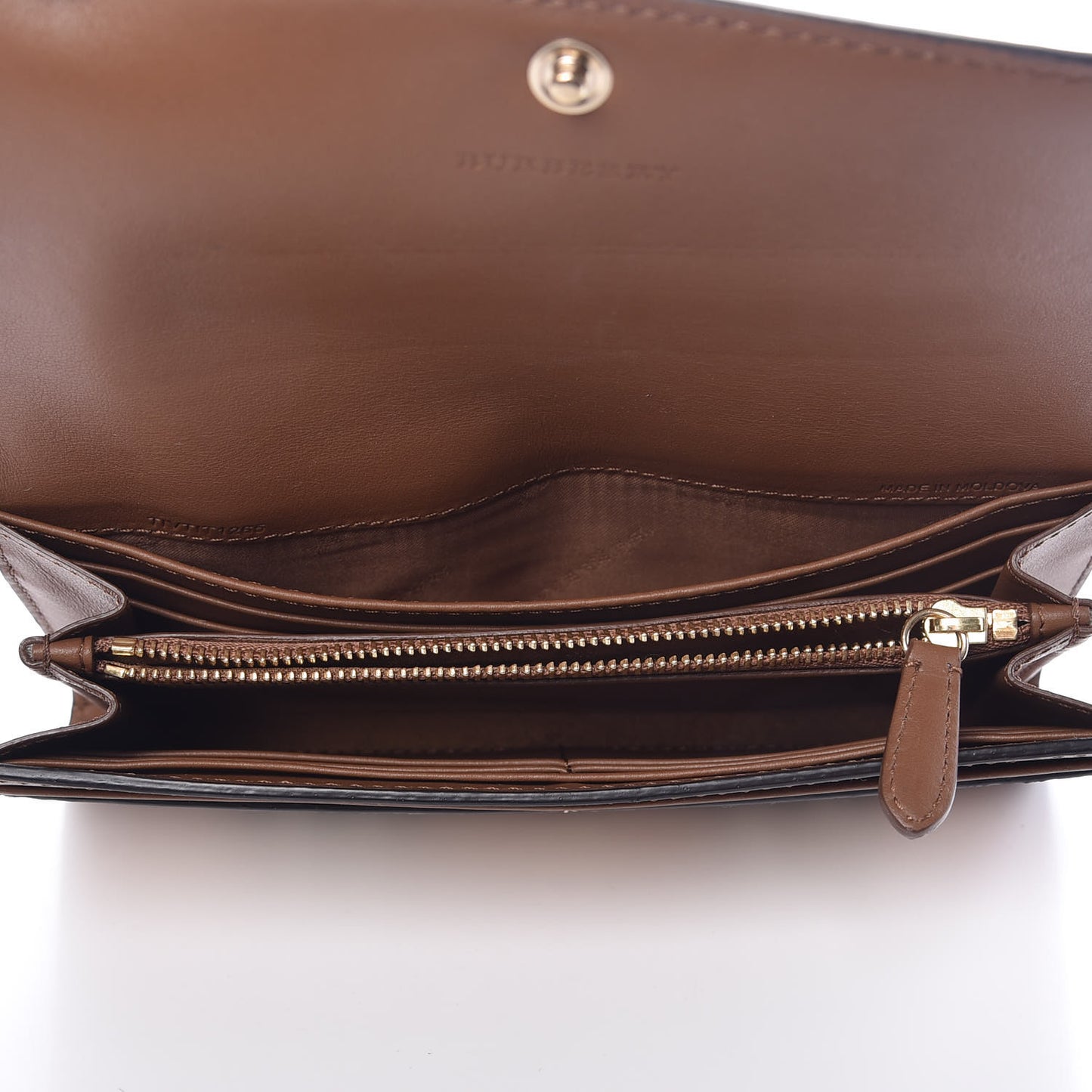 Haymarket Check Halton Wallet Tan