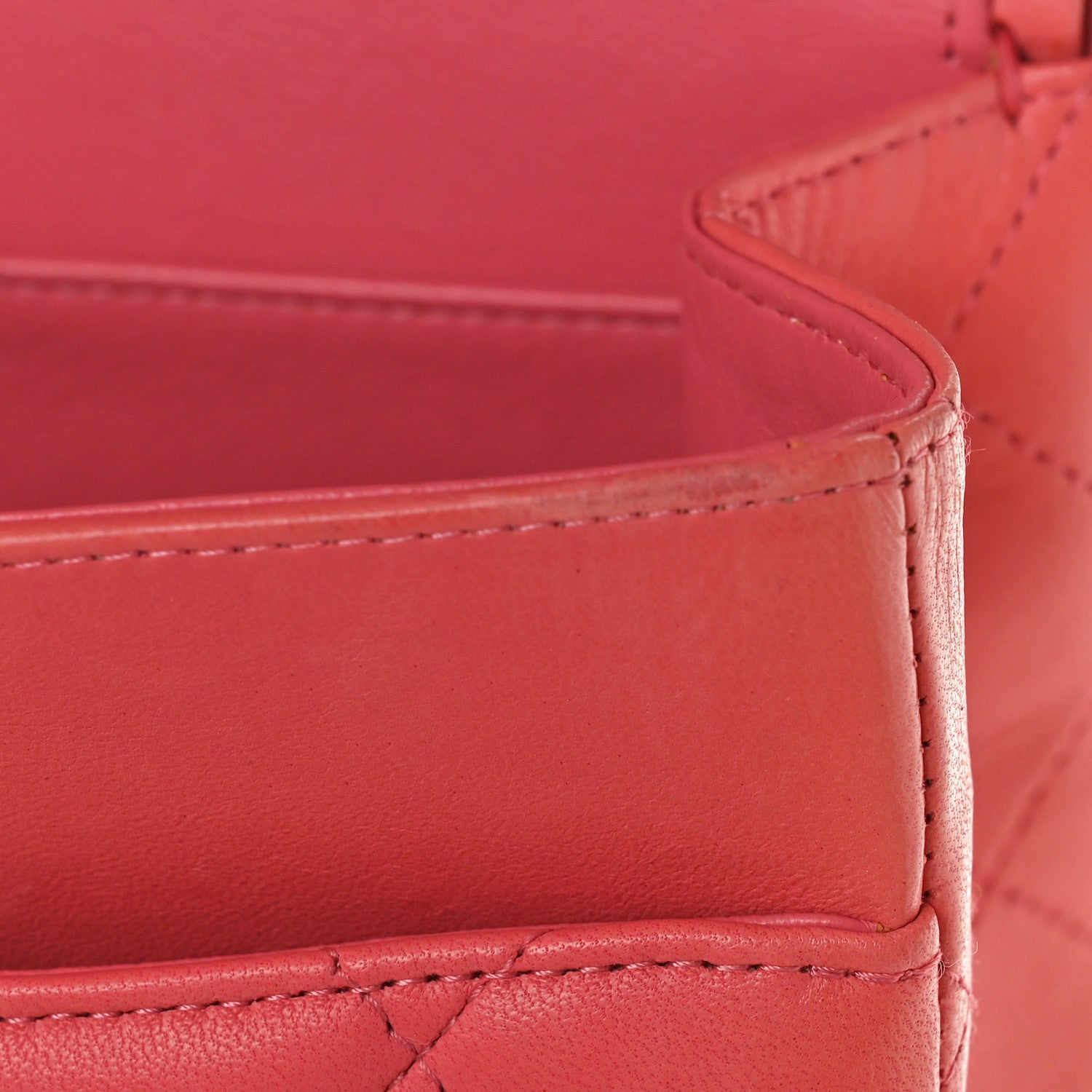 Chanel Lambskin Quilted Jumbo Double Flap Pink Pink 11 of 11