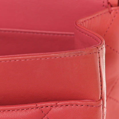 Chanel Lambskin Quilted Jumbo Double Flap Pink Pink 11 of 11
