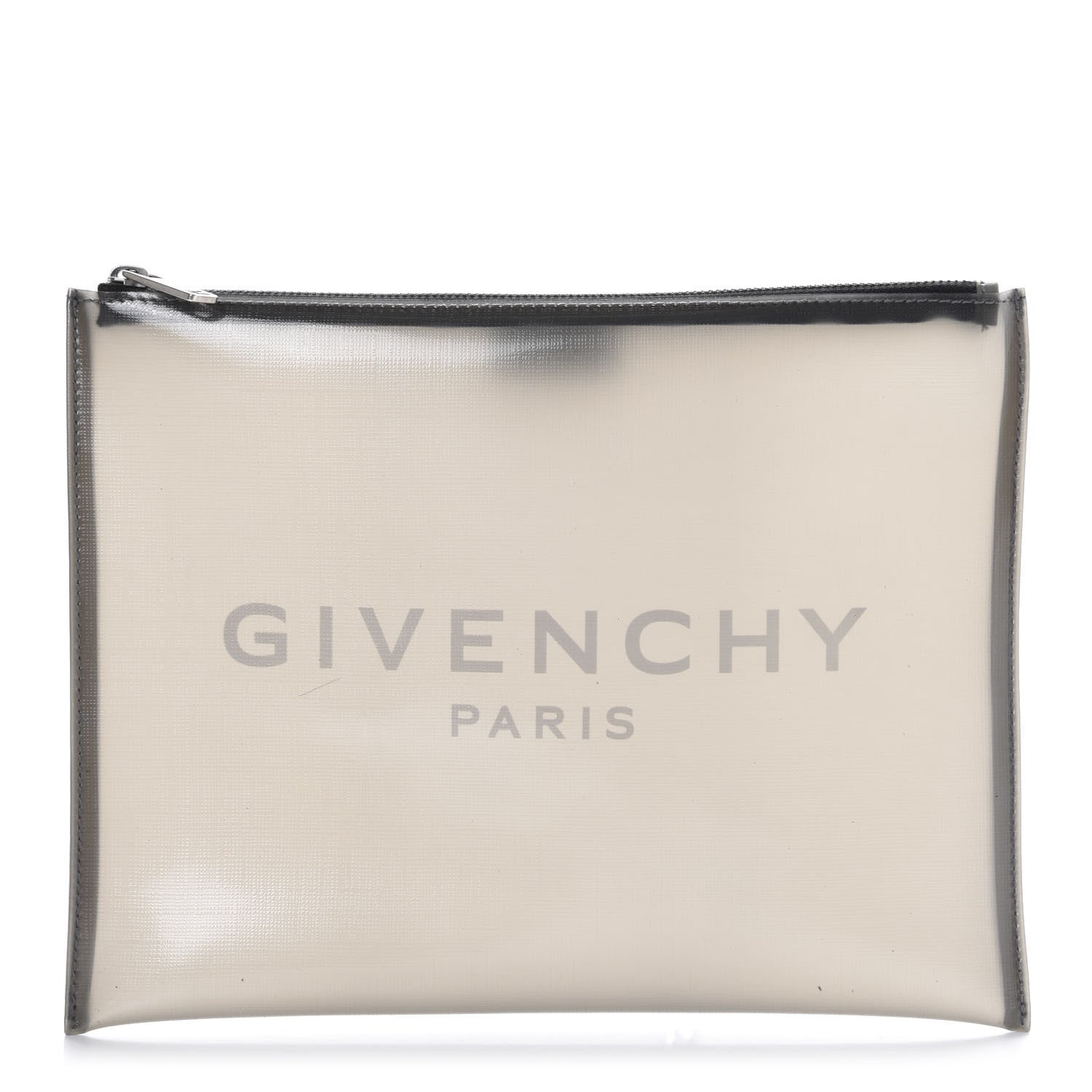 Givenchy PVC Large Flat Logo Pouch Transparent 1 of 9