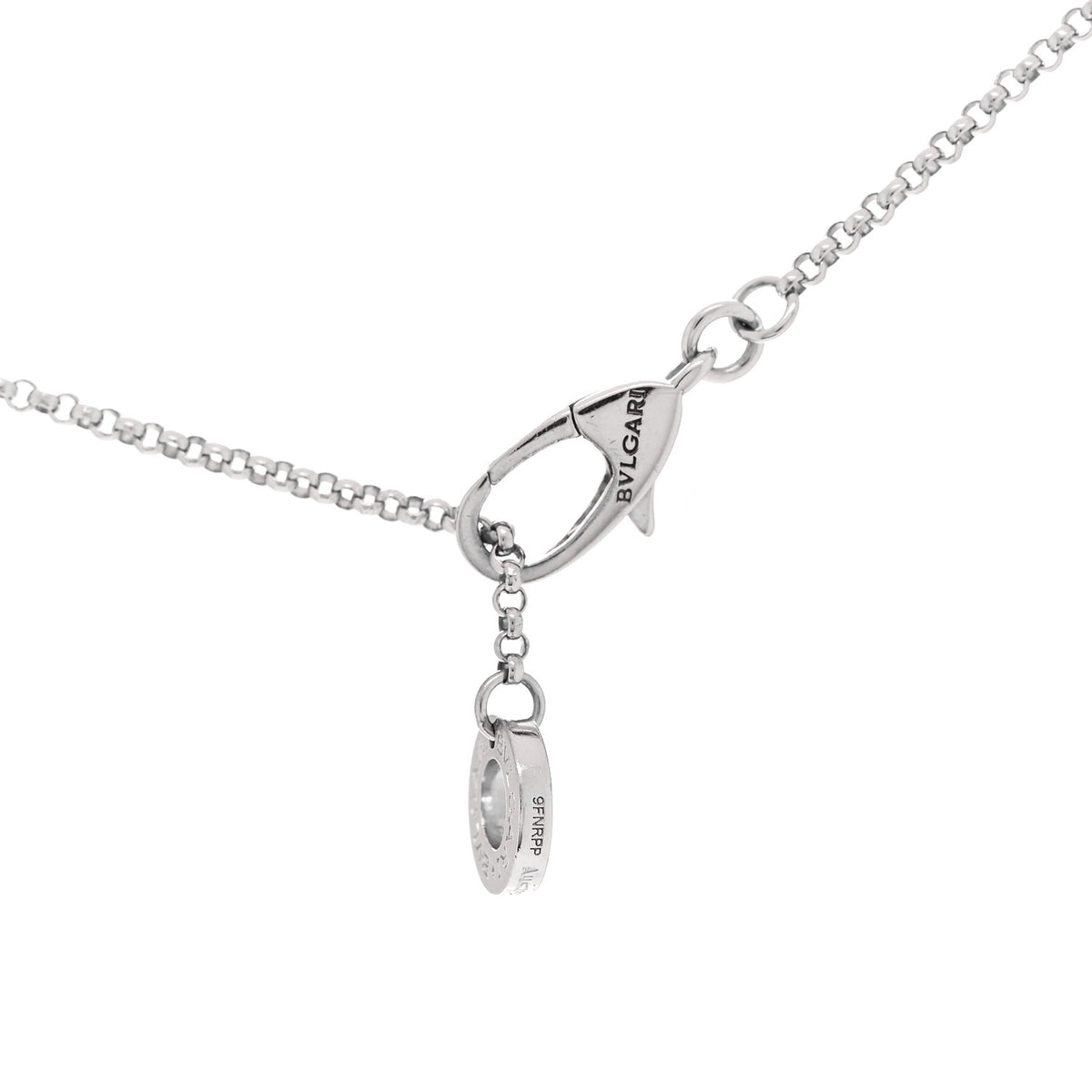 Bulgari 18K White Gold Mini B.Zero1 Pendant Necklace 4 of 7