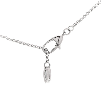 Bulgari 18K White Gold Mini B.Zero1 Pendant Necklace 4 of 7