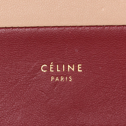 Celine Smooth Lambskin Frame Evening Chain Clutch Ruby Nude 7 of 13
