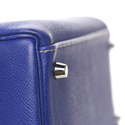 Hermes Epsom Candy Kelly Retourne 35 Bleu Electrique Mykonos 33 of 36