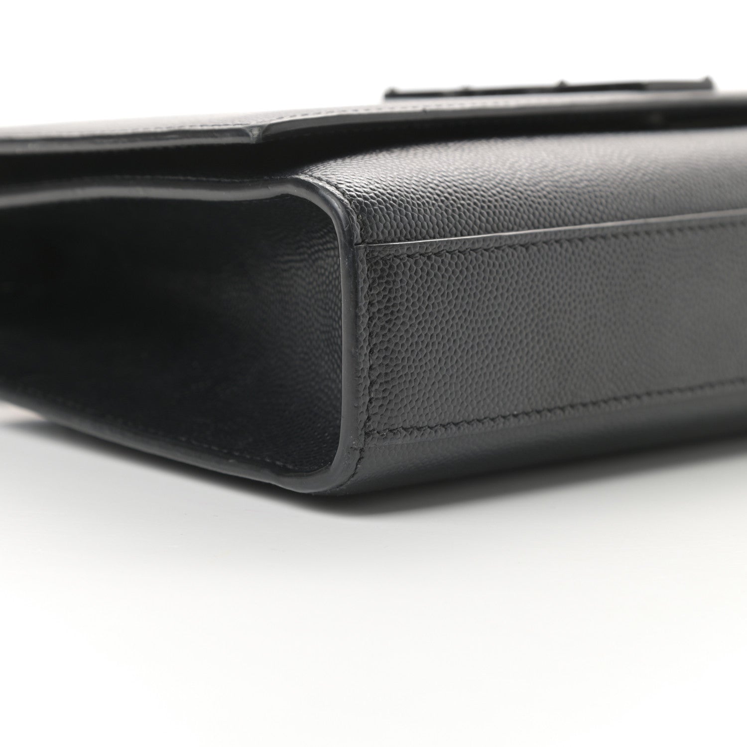 Saint Laurent Grain De Poudre Medium Classic Monogram Kate Satchel Black 9 of 18