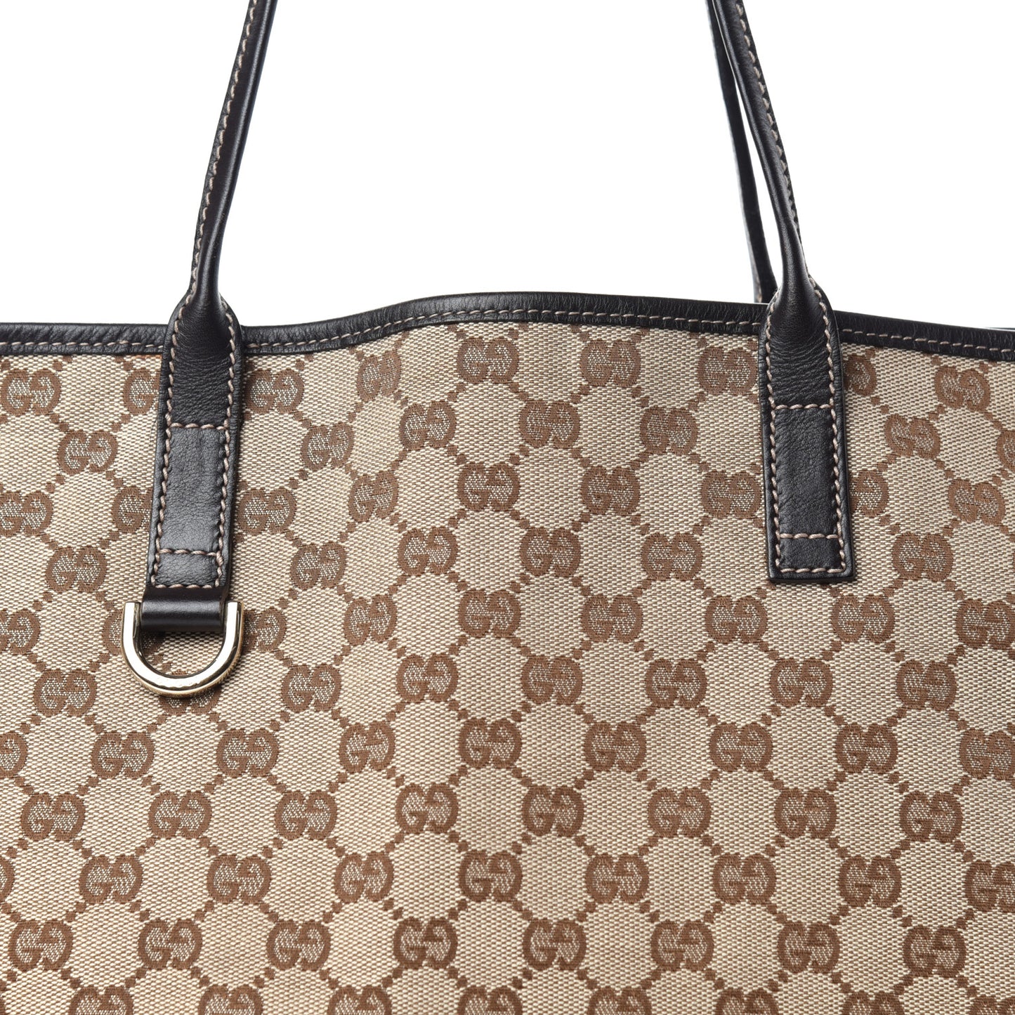 Monogram Large New Britt Tote Brown
